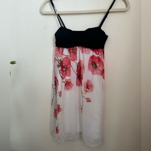 Y2K floral mini dress